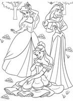kolorowanki księżniczki Disney numer  2